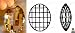 Swarovski Strass Crystal Matrix With Lazer Logo Etched 32mm # 8950-0022-32