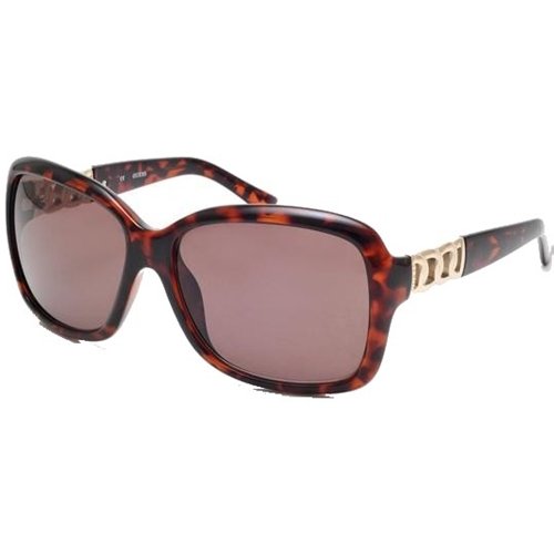 Guess Women's GU7059-TO-1 Brown Butterfly Sunglasses