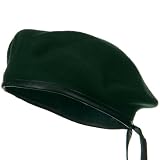 Military Style Beret - Green W08S67D