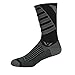 Swiftwick - Vision Team Eight, Tall Crew Socks for Cycling, Gray Pewter, Large