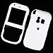 Palm Centro 685 690 Rubberized Leather Paint Protector Hard Case Snap On Rubber Feel Cover White