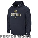 Notre Dame Fighting Irish Adidas 2011 Sideline Pullover Hooded Navy Sweatshirt