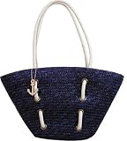 Straw Studios Rope Shoulder Bag Straw Bags