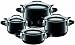 Silit 15221011 Topf-Set 4 Teiliges ModuLine