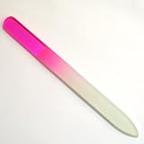 Cyrstal Glass Nail Files 5 1/2 - HOT PINK