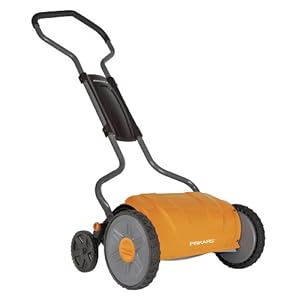 Fiskars 6208 17-Inch StaySharp Push Reel Lawn Mower