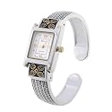 Geneva Platinum Womens Gold Accented Bangle