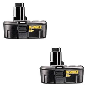 DeWalt DW9099 (two 18 volt 1.7 Ah Batteries)