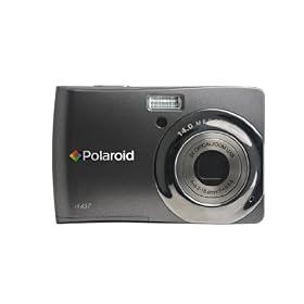 Polaroid CIA-1437TC 14MP CCD Digital Camera with 2.7-Inch LCD Display (Titanium): Camera &amp; Photo