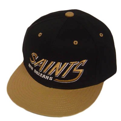 NFL NEW ORLEANS SAINTS FLAT OLD SCHOOL SNAPBACK CAP HAT