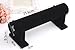 Elife Black Velvet 1 Tier Detachable T-Bar Jewelry Bracelet Rack Organizer Display Stand Holder