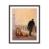 Magritte Framed Fine Art Print Le Mal du Pays Surreal