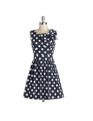 Sexy Cocktail  Full-Skirt Dots Print Cotton/Elastane Evening Dress/Prom Dress/Wedding Party Dress  With a Bow(s)