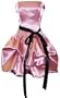 Strapless Satin Bubble Dress Cocktail Gown Prom Holiday Bridesmaid Junior Plus Size, Medium, Pink