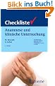 Checkliste Anamnese und Klinische Untersuchungen