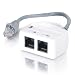 Cables to Go 37133 2-Port RJ45 Splitter/Combiner Cable, Gray 6-Inch (Single Unit*)