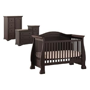 500 Series Crib Set in Rubbed Black