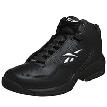 Reebok Men's Rbk Jumpball II Basketball Shoe,Black/Pure Silver,10 M