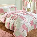 Patchwork Pink Double Bedspread
