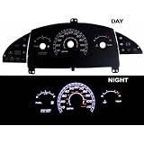 1995-1999 Chevrolet Cavalier Manual Transmission without RPM Black Indiglo Glow Gauge... 