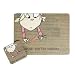 'Charlie & Lola' Cork-Backed Placemat & Coaster Set - Carrots Are For Rabbits