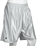  : Russell Athletic Men's Scrimmage Dazzle Short with Pocket, Football Silver, Small