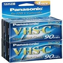 Super High-grade Vhs-c Videocassette 4 pack
