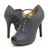 Anne Michelle Flare53 Pumps Gray 6 Gray