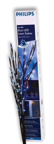 Aurelle, 212803 LED Lawn Stakes, with controller, Blue
