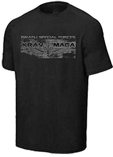 Krav Maga Performance T-shirt - Israeli Armed Forces Shirt (XL, Black)