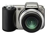 Olympus SP-600UZ Digitalkamera (12 Megapixel, 15-fach Zoom, 6,9 cm (2,7 Zoll) Display, 1GB intern Speicher) Titanium Silver
