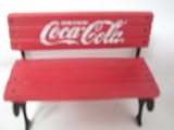 41eUYu8oqCL. SL160  Coca Cola Collectible 2 Bench ; 1995 Dollhouse Furniture