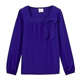 Girls' Xhilaration Long-Sleeve Top - Duchess Blue