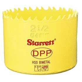 1 1/2 Hole x 1 1/4 dp., Premium Hard-Back Carbon Steel, Starrett Holesaw (1 Each)