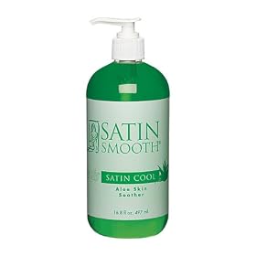 Satin Smooth Satin Cool Aloe Vera Post Waxing Skin Soother 16 oz