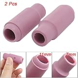 Amico Welding Torch Inner Threaded 4# Ceramic Nozzles 2 Pcs