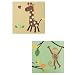 Baby : Tiddliwinks Safari Canvas Wall Art 2-pk.
