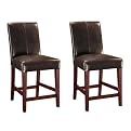 Avery Counter Stool Set of 2 - Brown