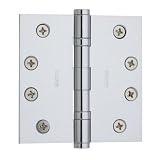 Baldwin Hardware Door Hardware 1041 XXX I Baldwin Solid Extruded Brass Full Mortise Hinge Polished Chromium