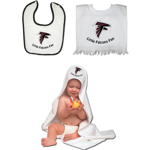 Mcarthur Atlanta Falcons Toddler Bib And Bath Set