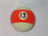Pool Ball Shifter Knob Orange Stripe #13