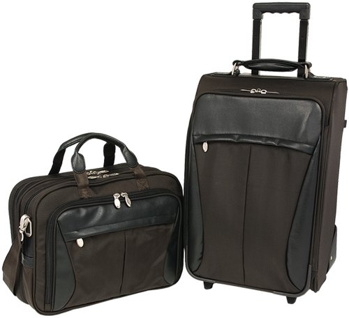 McKleinUSA Buckingham 58464 P Series Tech-Lite 1680D Ballistic Nylon Executive Travel Combo Brown