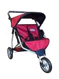 Doll Twin Jogging Stroller #9367 w/ FREE Carriage Bag