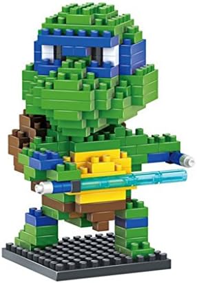 Mini Block Diamond Block Teenage Mutant Ninja Turtles Series Leonardo Figure Toys Kids Games Building Blocks Children's Educational Toys Collection-----Leonardo