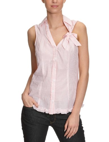 ESPRIT Damen Bluse R21323, Gr. 38 (38), Orange (893 bleached coral) Preisvergleich