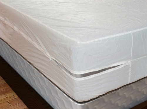 Vinyl Mattress Cover with Zipper (6 gauge) - Queen - 16