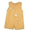 ZU Petit Ami Newborn Boys Bumblebee Gingham Sunsuit Romper ZU Petit Ami Newborn Boys Bumblebee Gingham Sunsuit Romper
