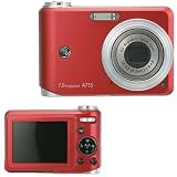 GE-A735 7MP Digital Camera with 3X Optical Zoom (Red)