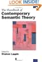 The Handbook of Contemporary Semantic Theory (Blackwell Handbooks in Linguistics)