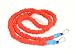 SPEEDSTER® THREE COVERED MEDIUM RESISTANCE BANDS FOR SPEED, OVERSPEED, AGILITY AND RESISTANCE TRAINING ** CORDS ONLY ** 3 SAFETY SLEEVE CORDS 20', 8', 4'